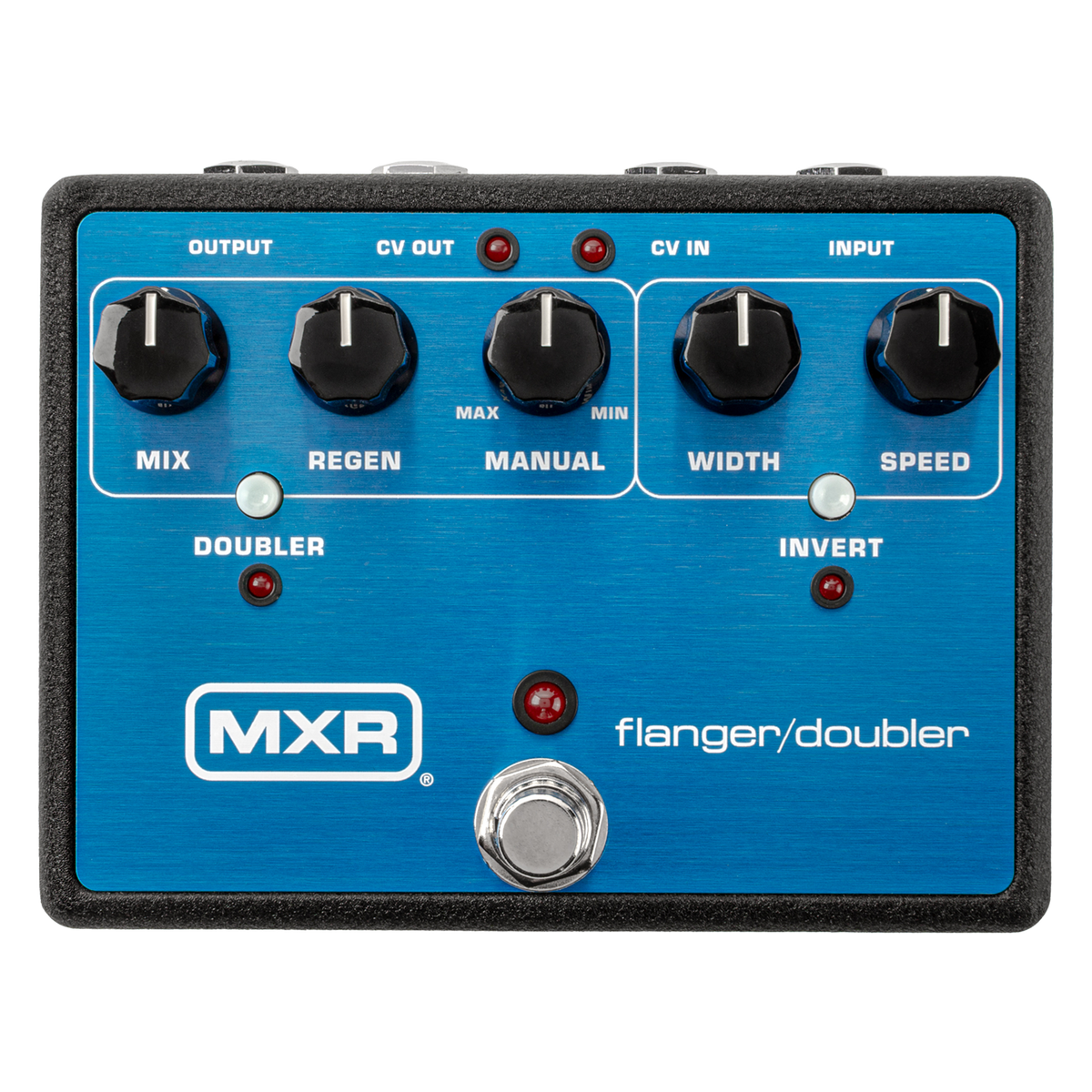 Top of MXR M226 Flanger/Doubler Pedal.