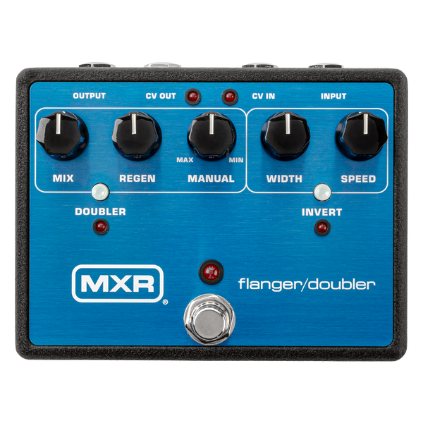 Top of MXR M226 Flanger/Doubler Pedal.