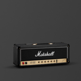 Side angle of Marshall 2203-01 100W Valve Head - JCM800.