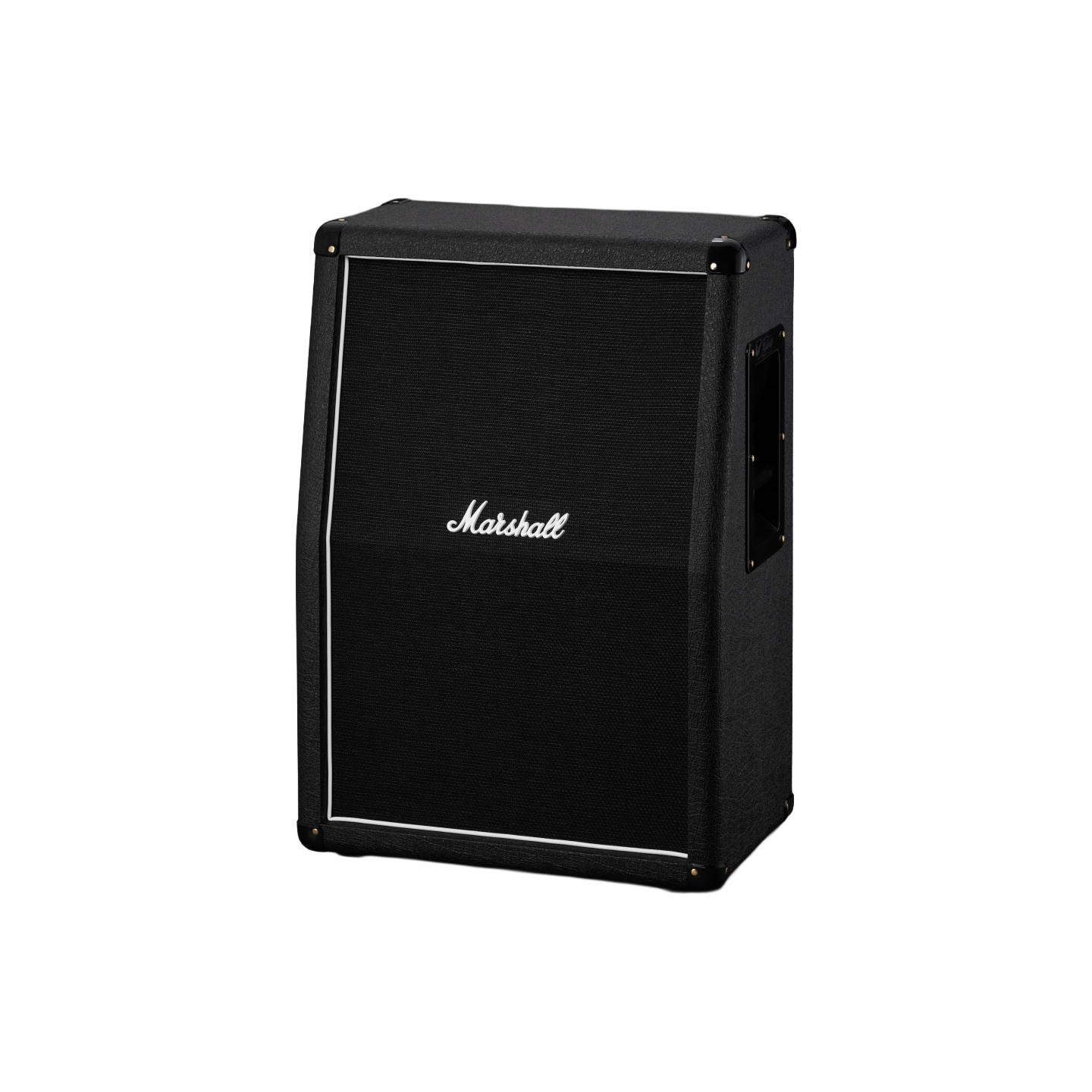 Front right angle of Marshall SC212 2x12 Speaker cabinet.