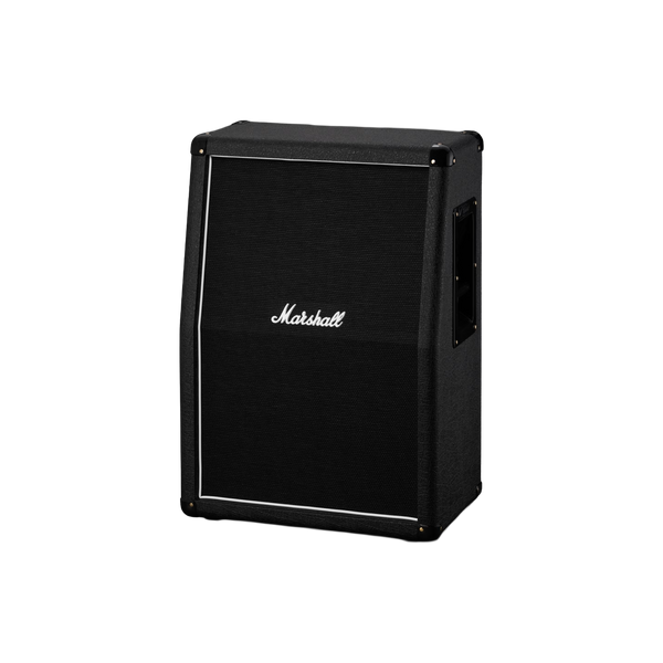 Front right angle of Marshall SC212 2x12 Speaker cabinet.