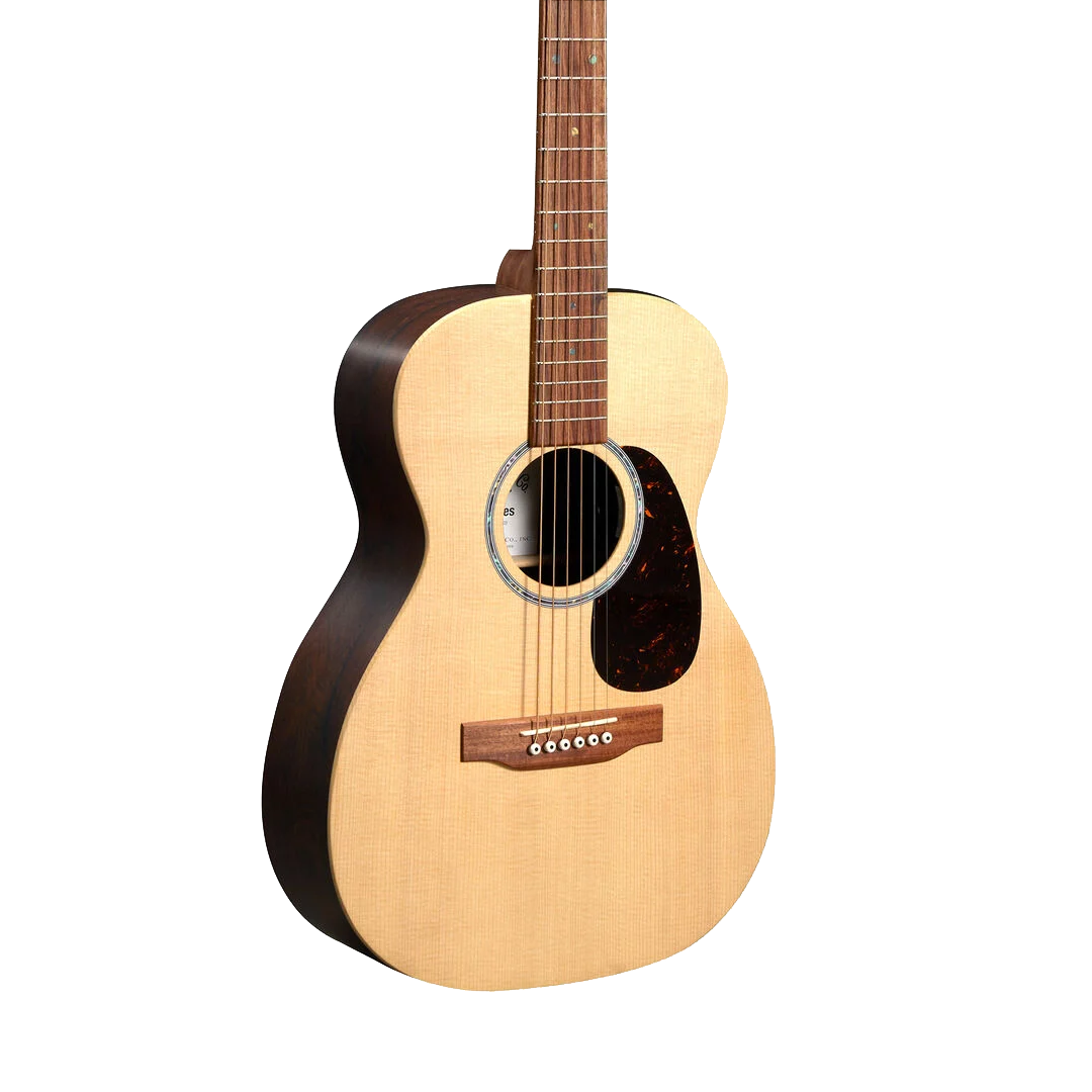 Front of Martin 0-X2E Cocobolo.