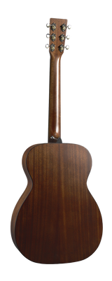 Back of Martin 00-10E Bonamassa Satin Sunburst Sapele.