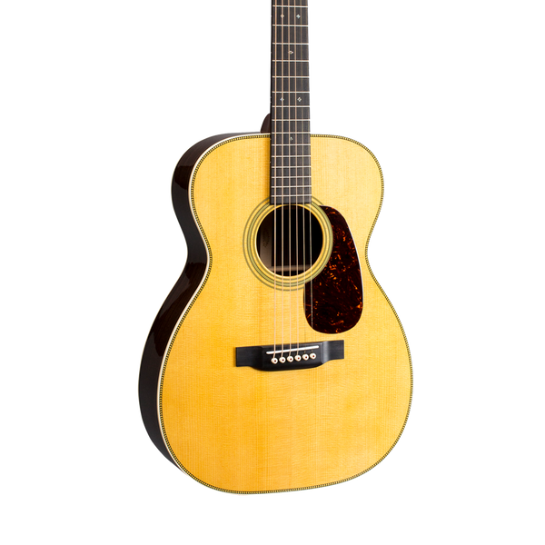 Front of Martin 00-28 Natural.