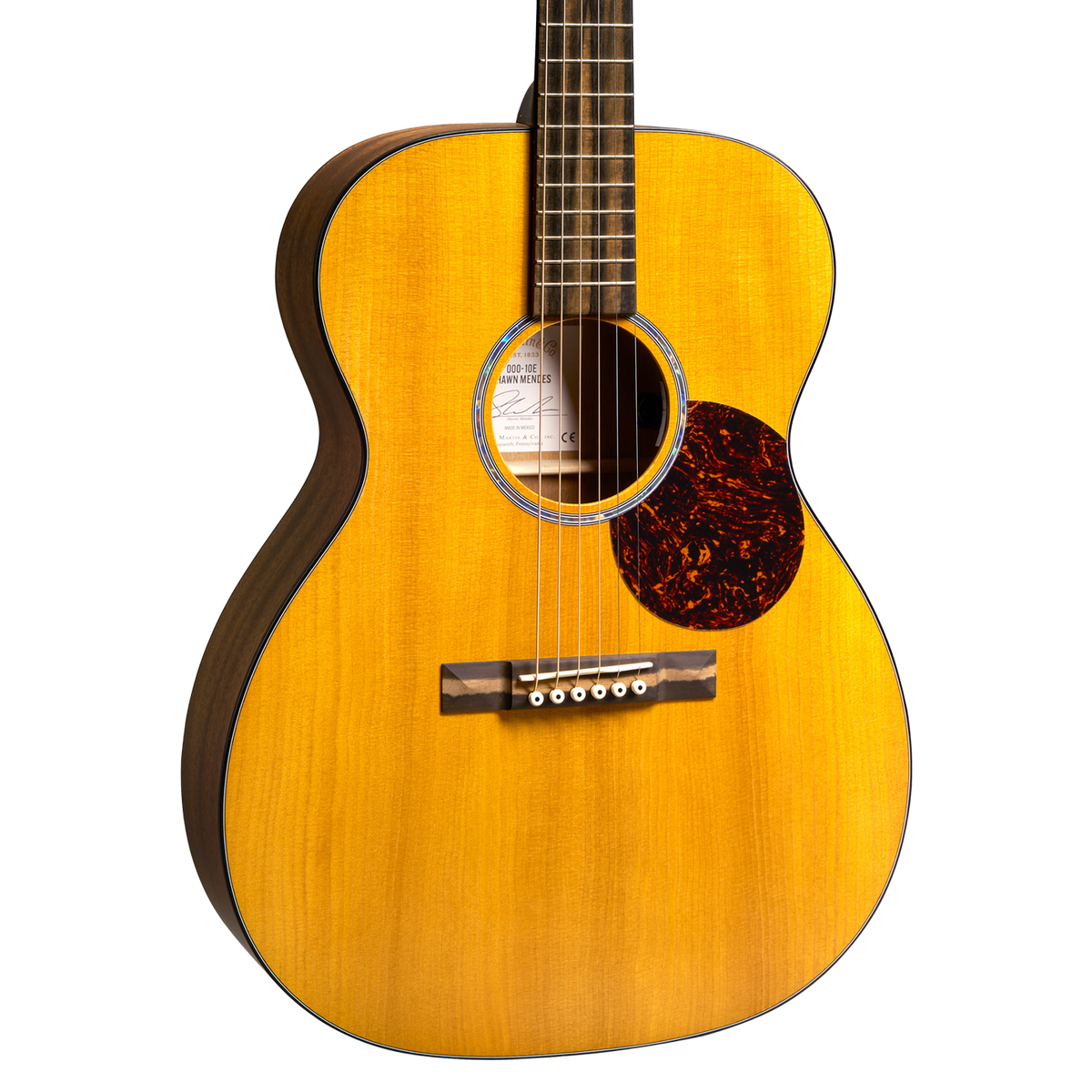 Front of Martin 000-10E Shawn Mendes.