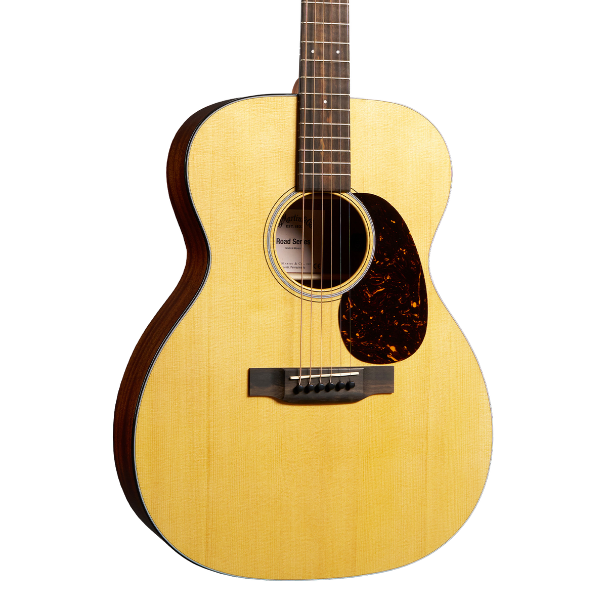 Front of Martin 000-12E Retro Sapele.