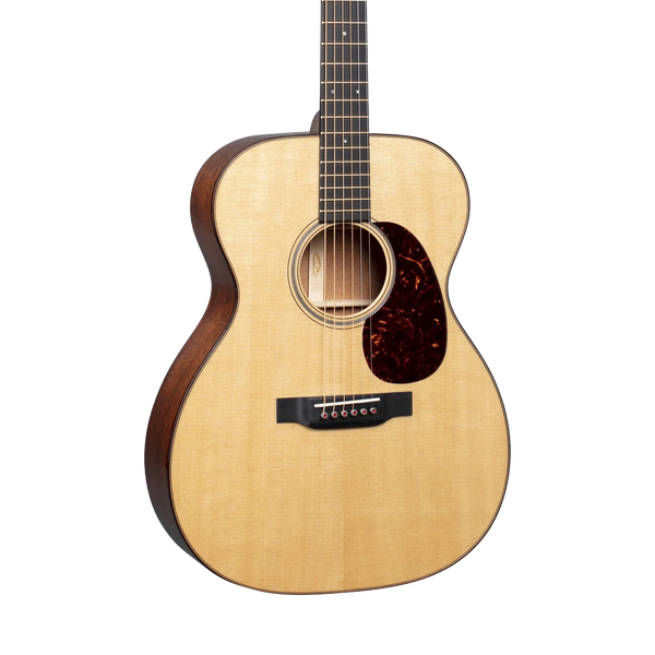 Front of Martin 000-18E LRB Modern Deluxe w/LR Baggs.
