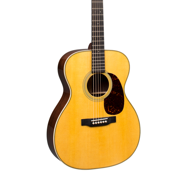 Front of Martin 000-28 Natural.