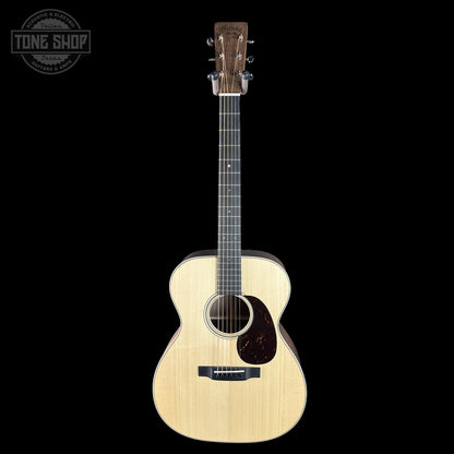 Full frontal of Martin Custom Shop 000-14F Factory Exclusive Sitka Black Walnut 2951026.