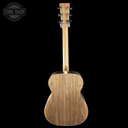 Back of Martin Custom Shop 000-14F Factory Exclusive Sitka Black Walnut 2951130.