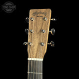 Headstock of Martin Custom Shop 000-14F Factory Exclusive Sitka Black Walnut 2951130.
