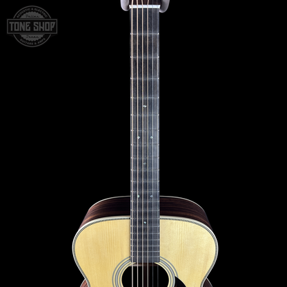 Neck of Martin Custom Shop 000 14-Fret Wild Grain East Indian Rosewood.