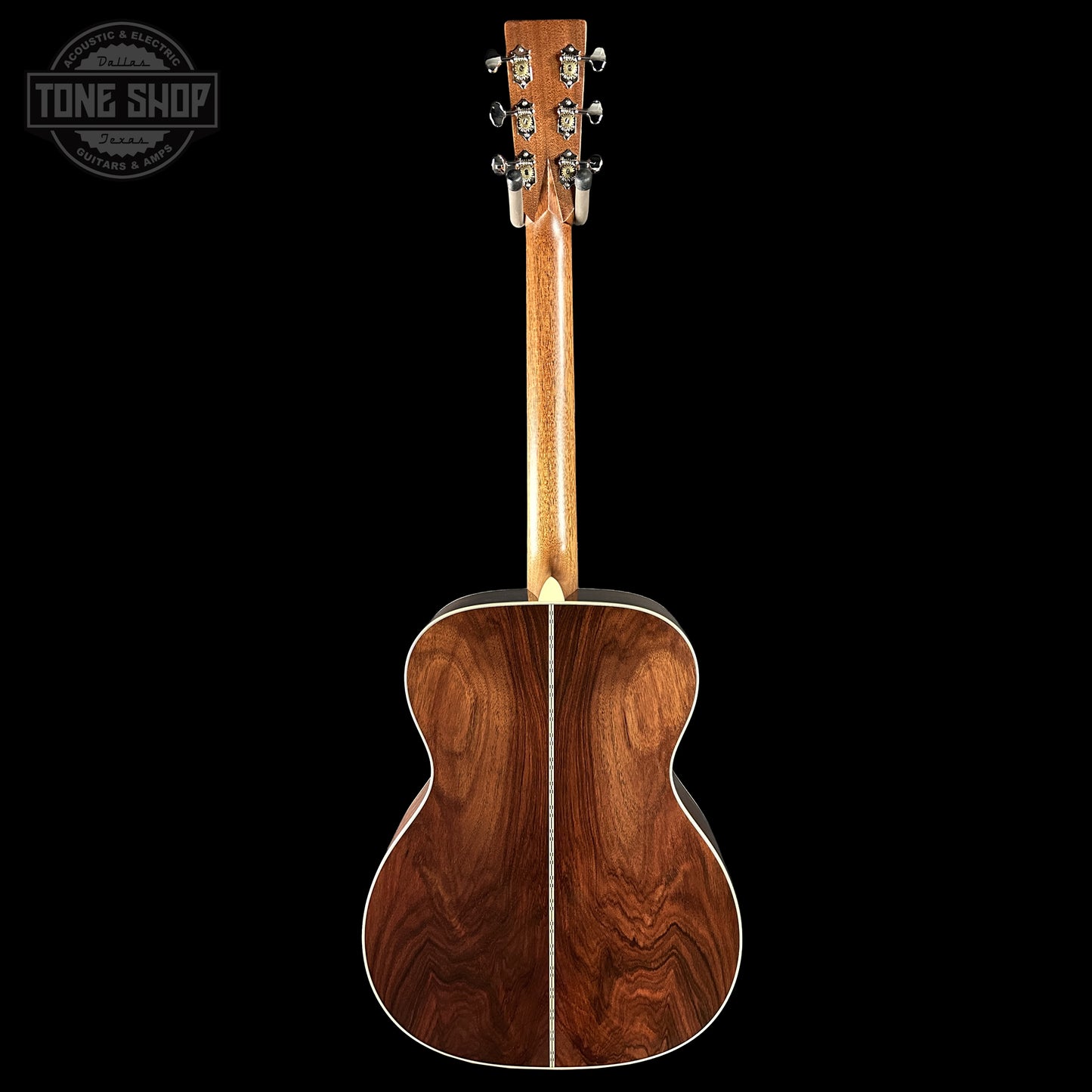 Back of Martin Custom Shop 000 14-Fret Wild Grain East Indian Rosewood 2981110.