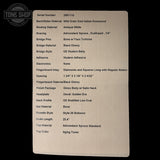 Spec sheet for Martin Custom Shop 000 14-Fret Wild Grain East Indian Rosewood 2981110.