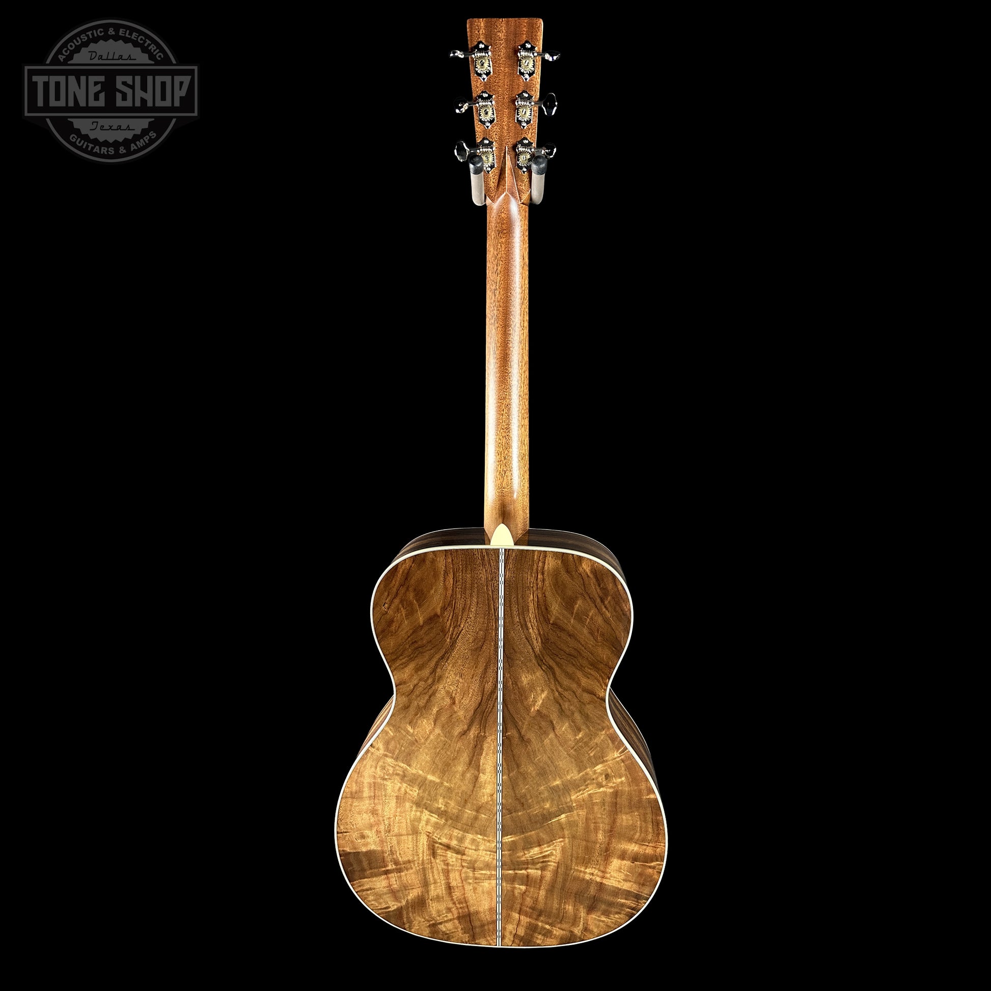 Back of Martin Custom Shop 000 14-Fret Wild Grain East Indian Rosewood 2981111.