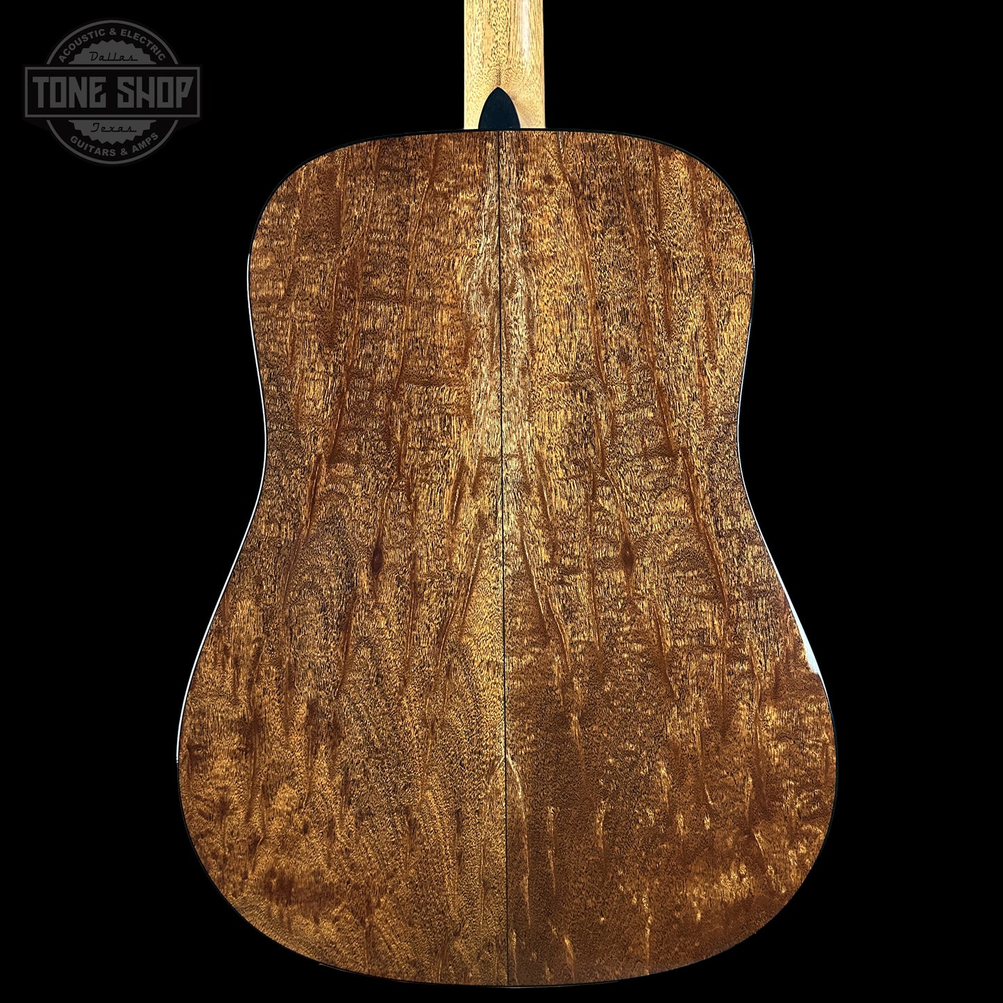 Back of Martin Custom Shop Dread 14-Fret Jaguar Claw Mahogany 2981102 body.