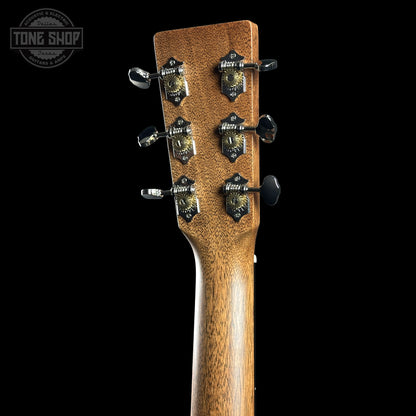 Back of Martin Custom Shop Dread 14-Fret Jaguar Claw Mahogany 2981102 headstock.