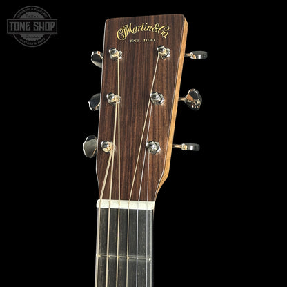 Headstock of Martin Custom Shop Dread 14-Fret Jaguar Claw Mahogany 2981102.