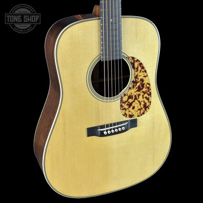 Front left angle of Martin Custom Shop Dread 14-Fret Wild Grain East Indian Rosewood 2981106.