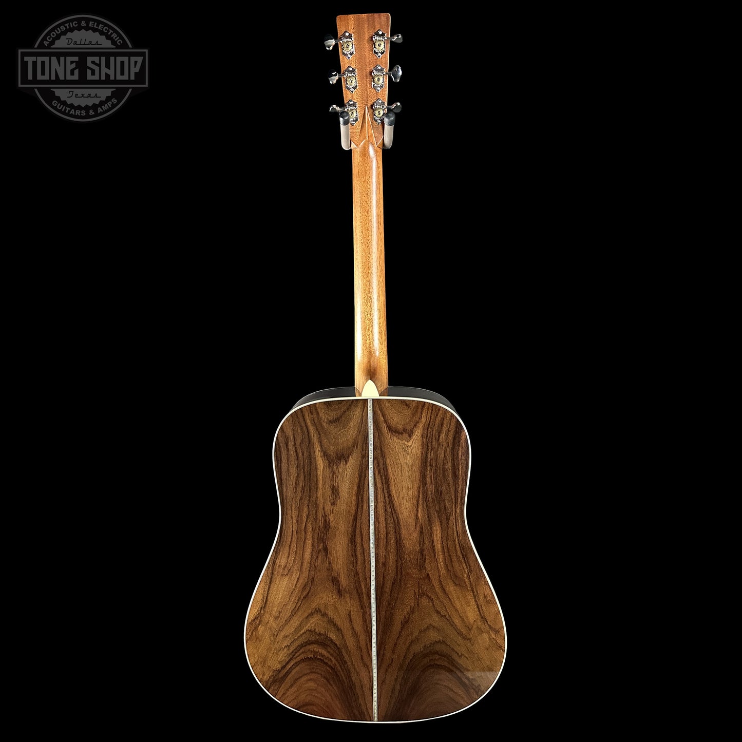 Back of Martin Custom Shop Dread 14-Fret Wild Grain East Indian Rosewood 2981113.