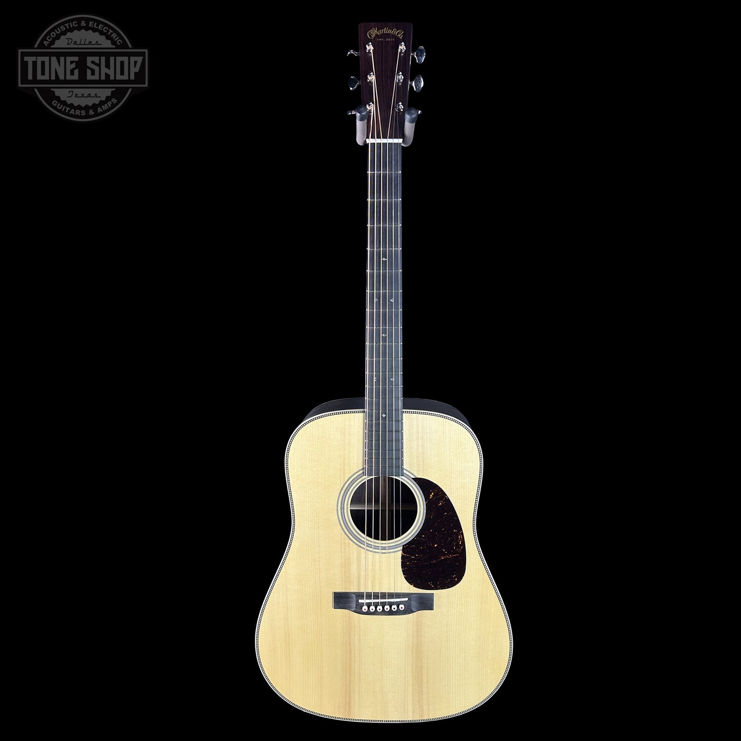 Full frontal of Martin Custom Shop Dread 14-Fret Wild Grain East Indian Rosewood 2981113.