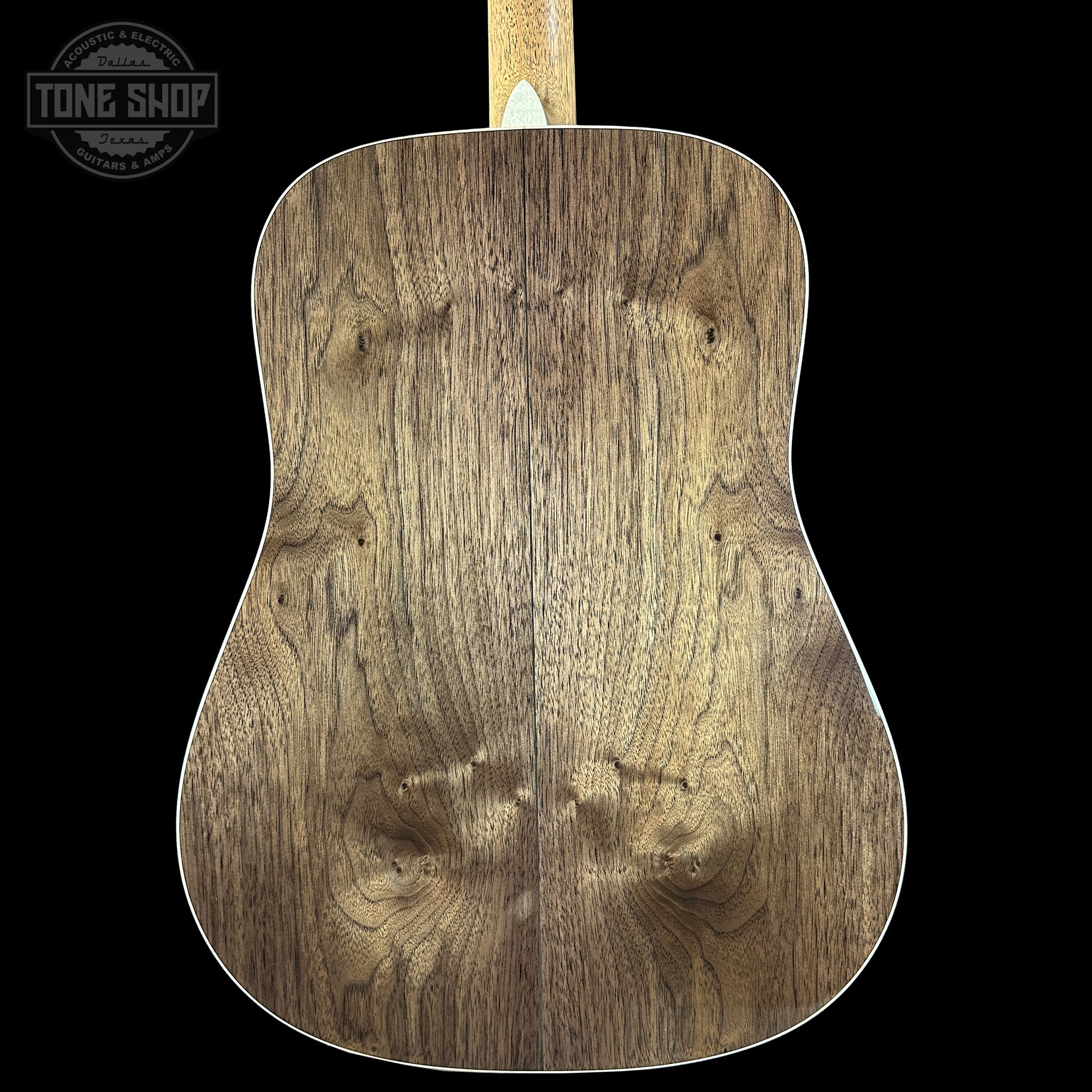 Back of Martin Custom Shop Dread Factory Exclusive Sitka Black Walnut 2951341 body.
