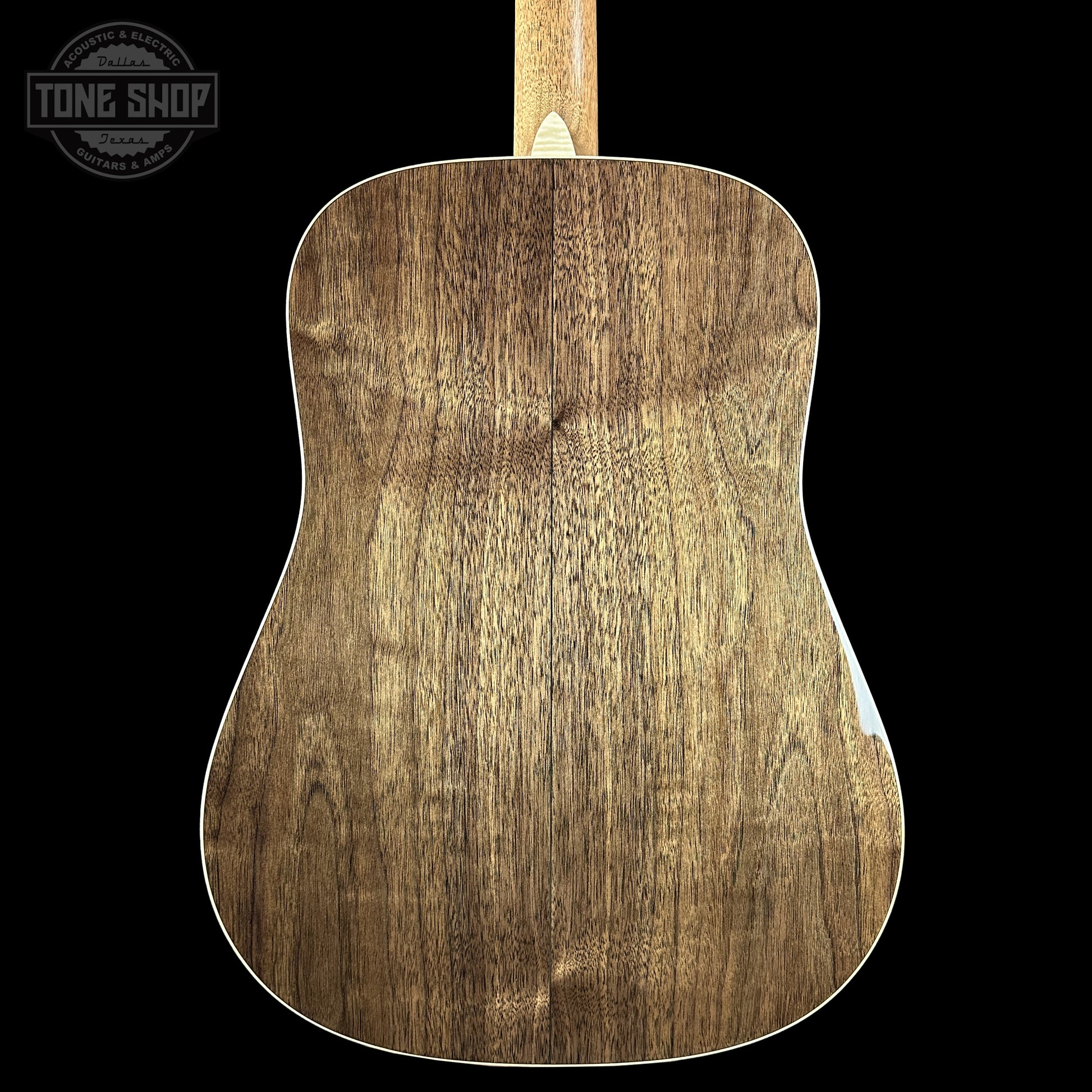 Back of Martin Custom Shop Dread Factory Exclusive Sitka Black Walnut 2951342 body.