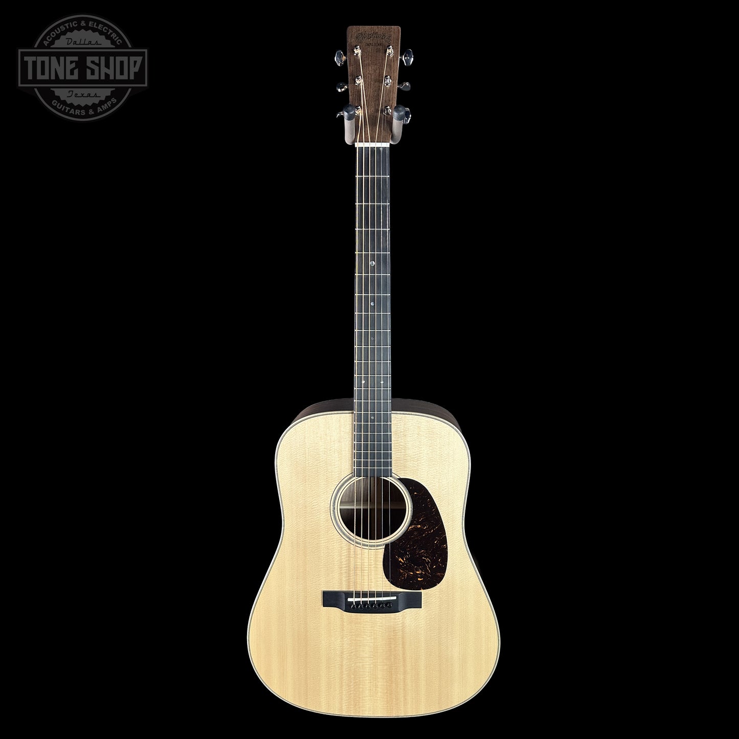 Full frontal of Martin Custom Shop Dread Factory Exclusive Sitka Black Walnut 2951342.