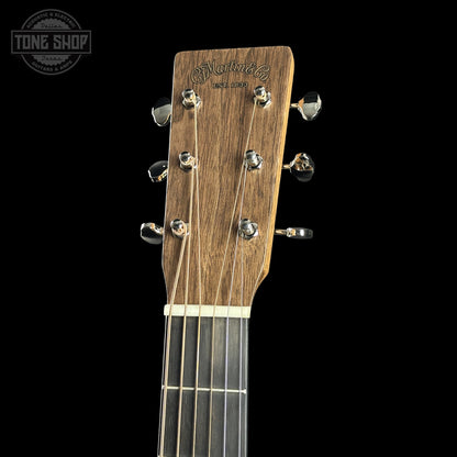 Headstock of Martin Custom Shop Dread Factory Exclusive Sitka Black Walnut 2953374.