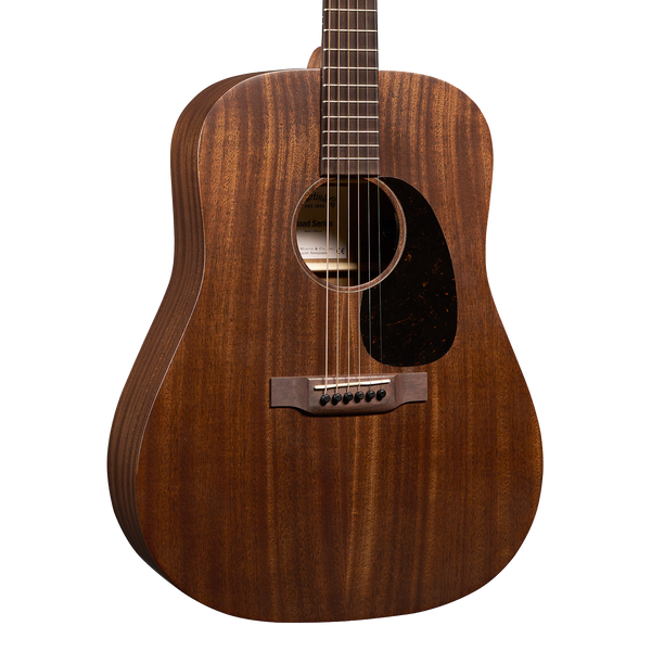 Front of Martin D-10E Retro Sapele.