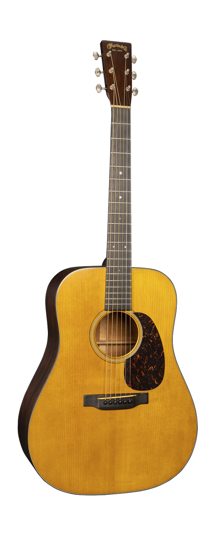 Full frontal of Martin D-18 Authentic 1937 VTS Aged.