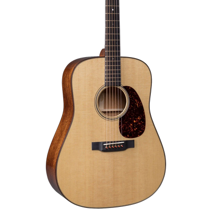 Front of Martin D-18E LRB Modern Deluxe w/LR Baggs.