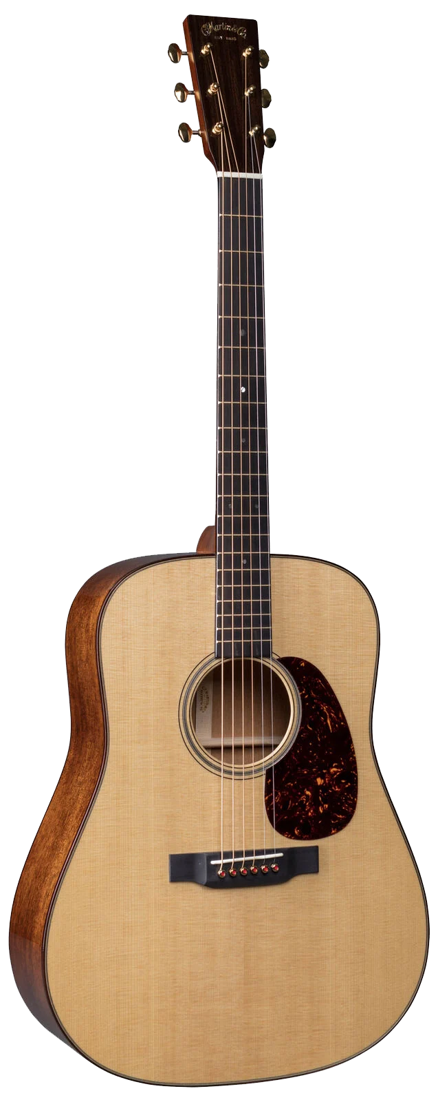 Full frontal of Martin D-18E LRB Modern Deluxe w/LR.