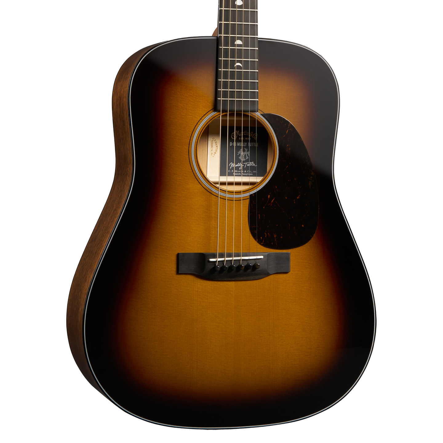 Front of Martin D-18 Molly Tuttle.