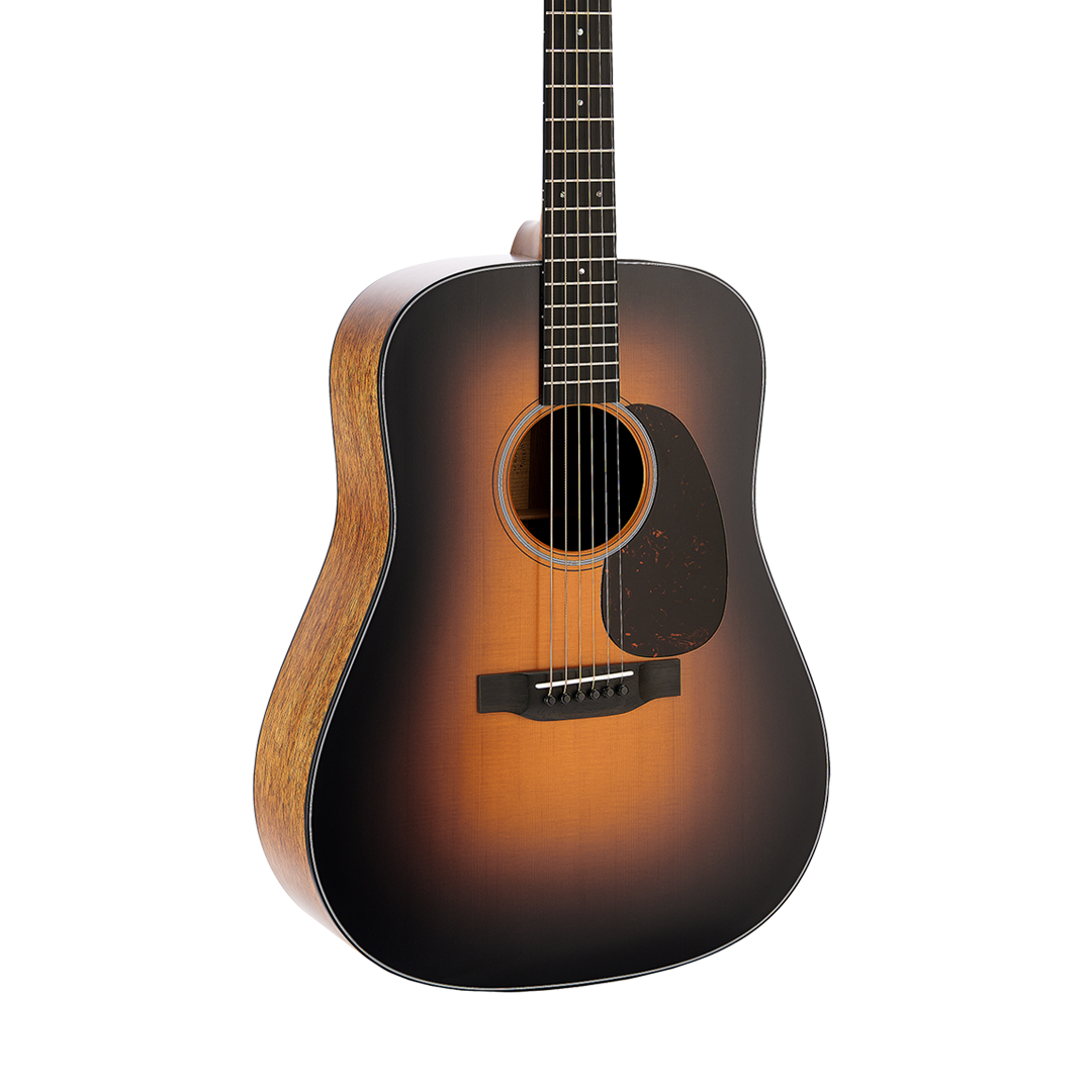 Front of Martin D-18 Satin 1935 Burst.
