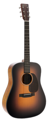 Full frontal of Martin D-18 Satin 1935 Burst.