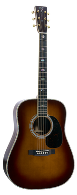 Full frontal of Martin D-41 1933 Ambertone.