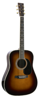 Full frontal of Martin D-41 1935 Sunburst.
