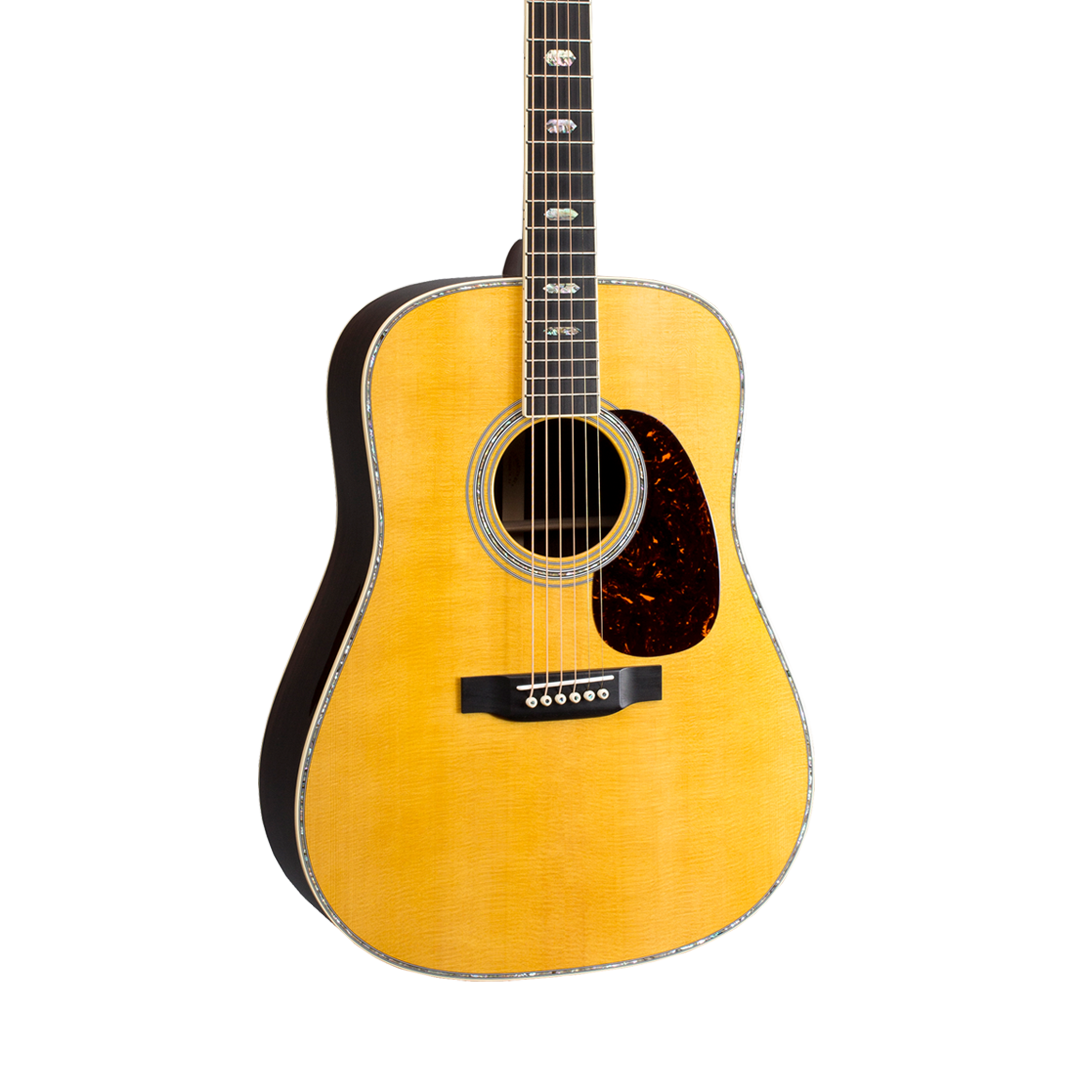 Front of Martin D-41 Natural.