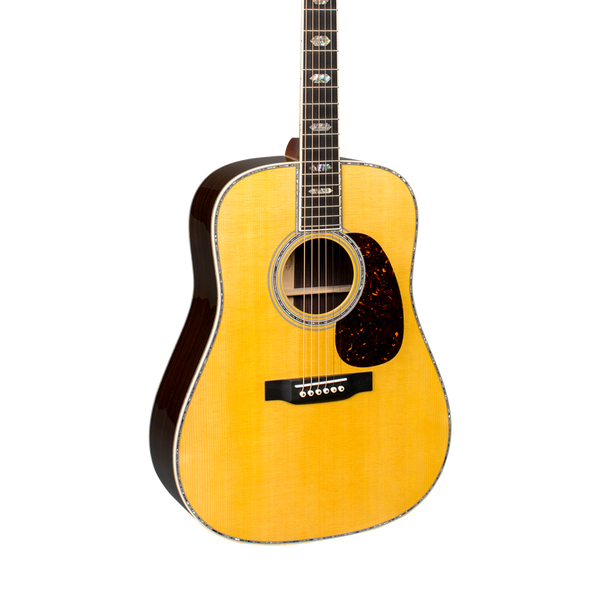 Front of Martin D-45 Natural.