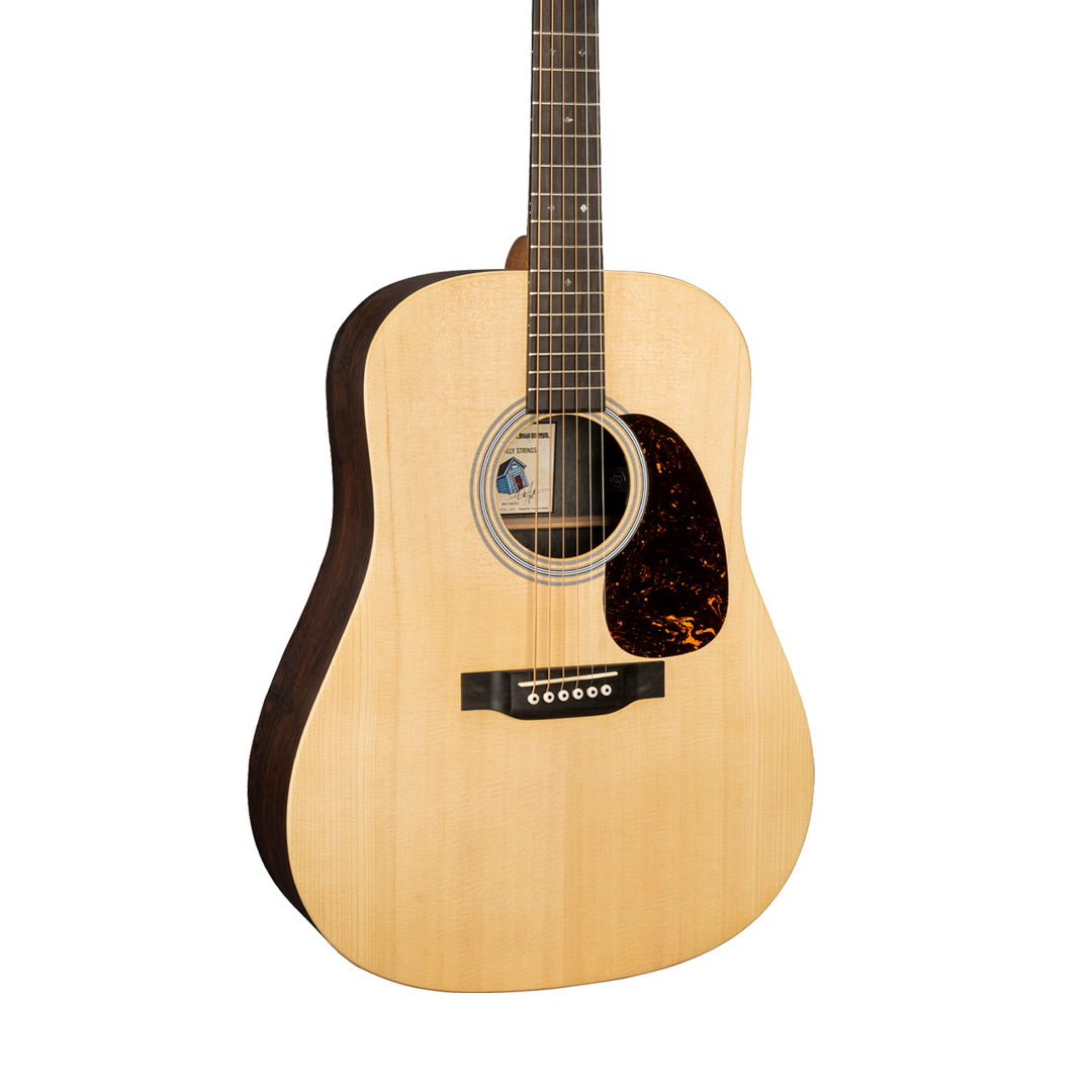 Front of Martin D-X2E Billy Strings.