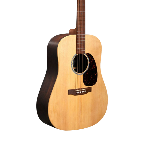 Front of Martin D-X2E Brazilian Rosewood.