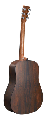 Back of Martin D-X2E Brazilian Rosewood.
