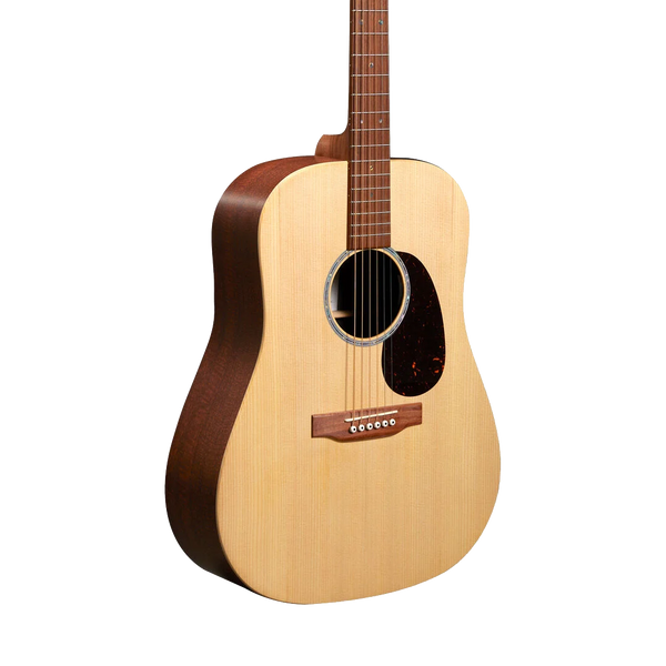 Front of Martin D-X2E Mahogany.