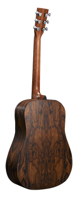 Back of Martin D-X2E Ziricote Burst.