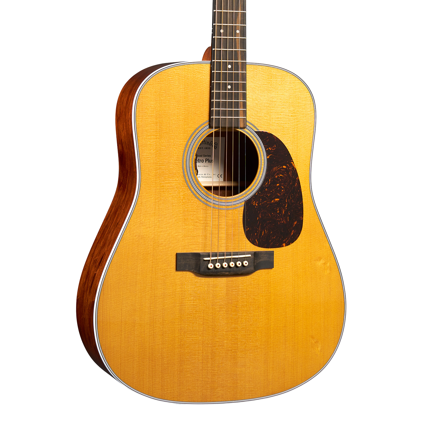 Front of Martin DE Retro Plus Granadillo.