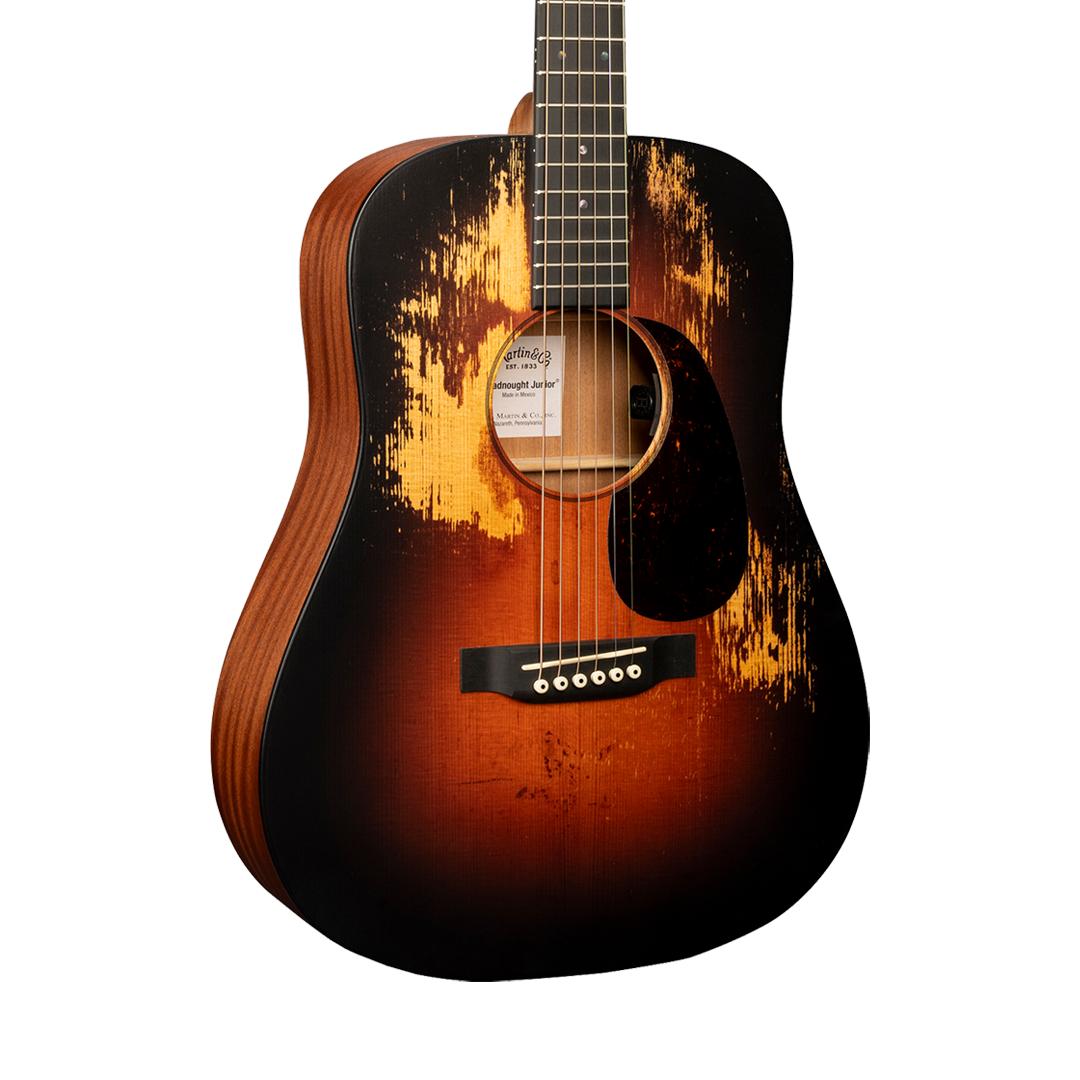 Front of Martin D JR E Street Legend Burst.