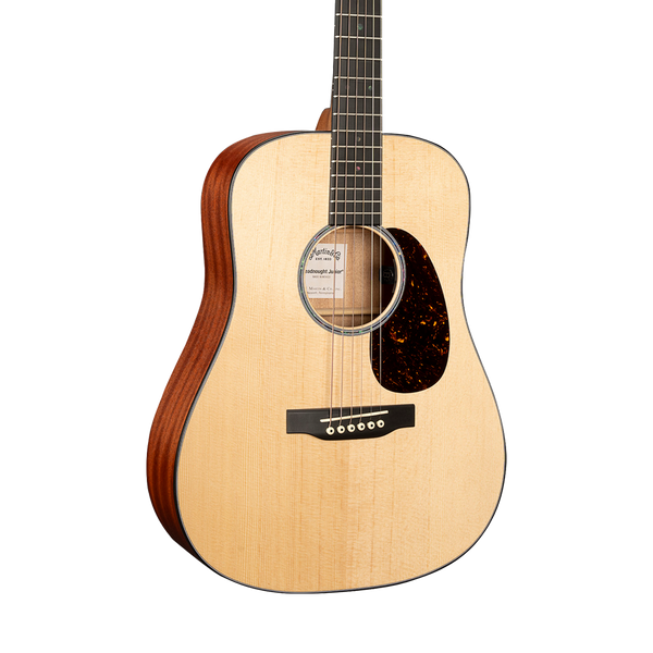 Front of Martin Dread JR E Natural.