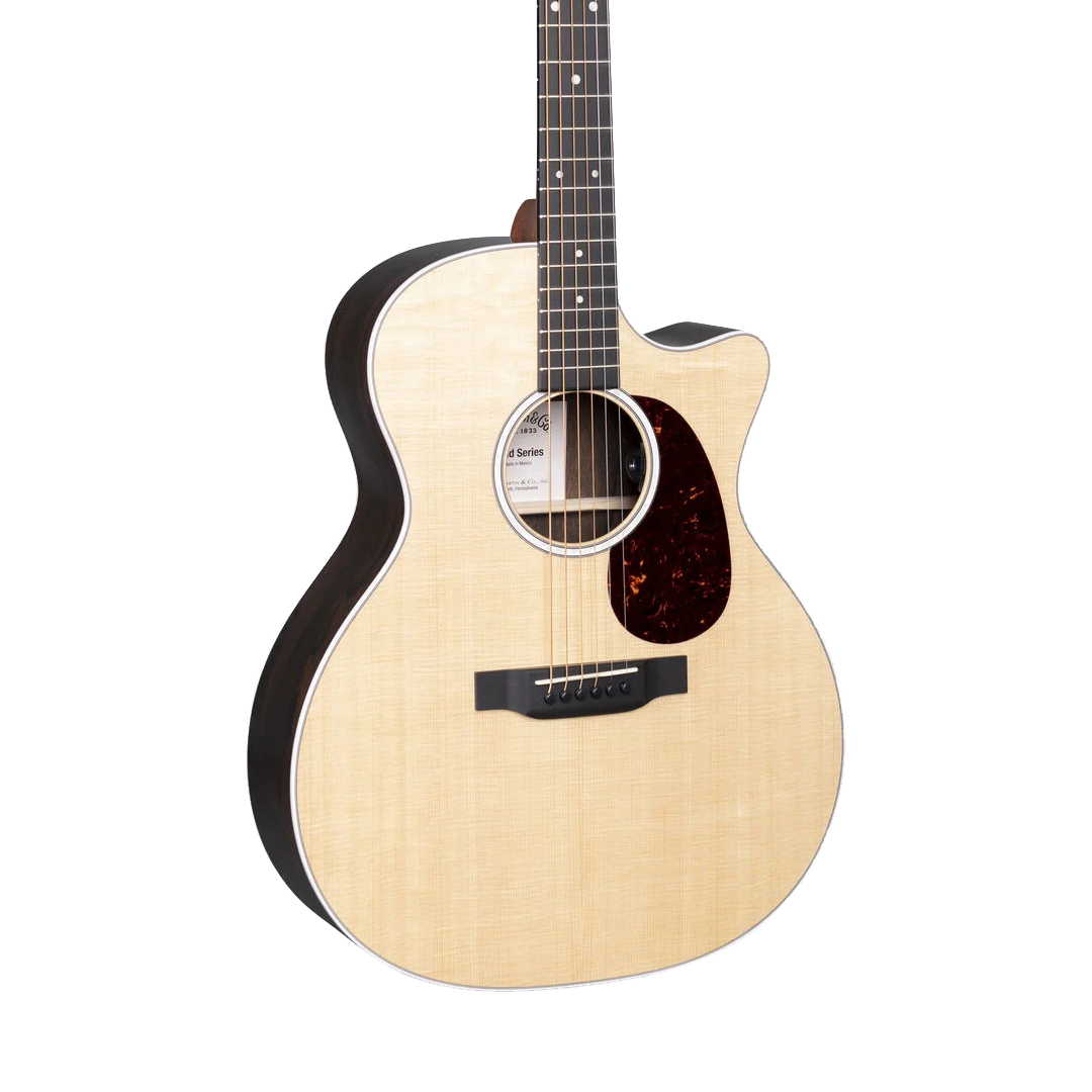 Front of Martin GPC-13E Ziricote.