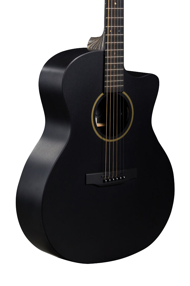 Front of Martin GPC-X1E Black.